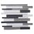 Grey Glass Shiny Mosaic