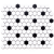 Black & White Porcelain Matte Mosaic