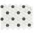 Venato White Nero Marquina Recycled Glass Matte Mosaic