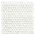 Venato White Recycled Glass Shiny Mosaic