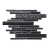 Black Glass Textured Mosaic