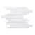 White Glass Textured Mosaic