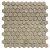 Gold Recycled Glass Textured Mosaic 2