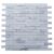 Carrara And Steel Glass Mixed Mosaic