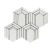Carrara And Thassos Marble Polished Mosaic 2