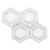 Carrara And Thassos White Marble Polished Mosaic