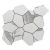 Calacatta Porcelain Polished Mosaic 2